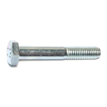 Midwest Fastener Class 8.8, M10-1.50 Hex Head Cap Screw, Zinc Plated Steel, 65 mm L, 25 PK 50469